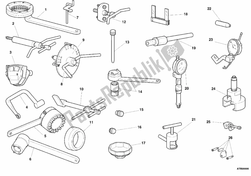 All parts for the Workshop Service Tools, Engine of the Ducati Supersport 750 SS 2001